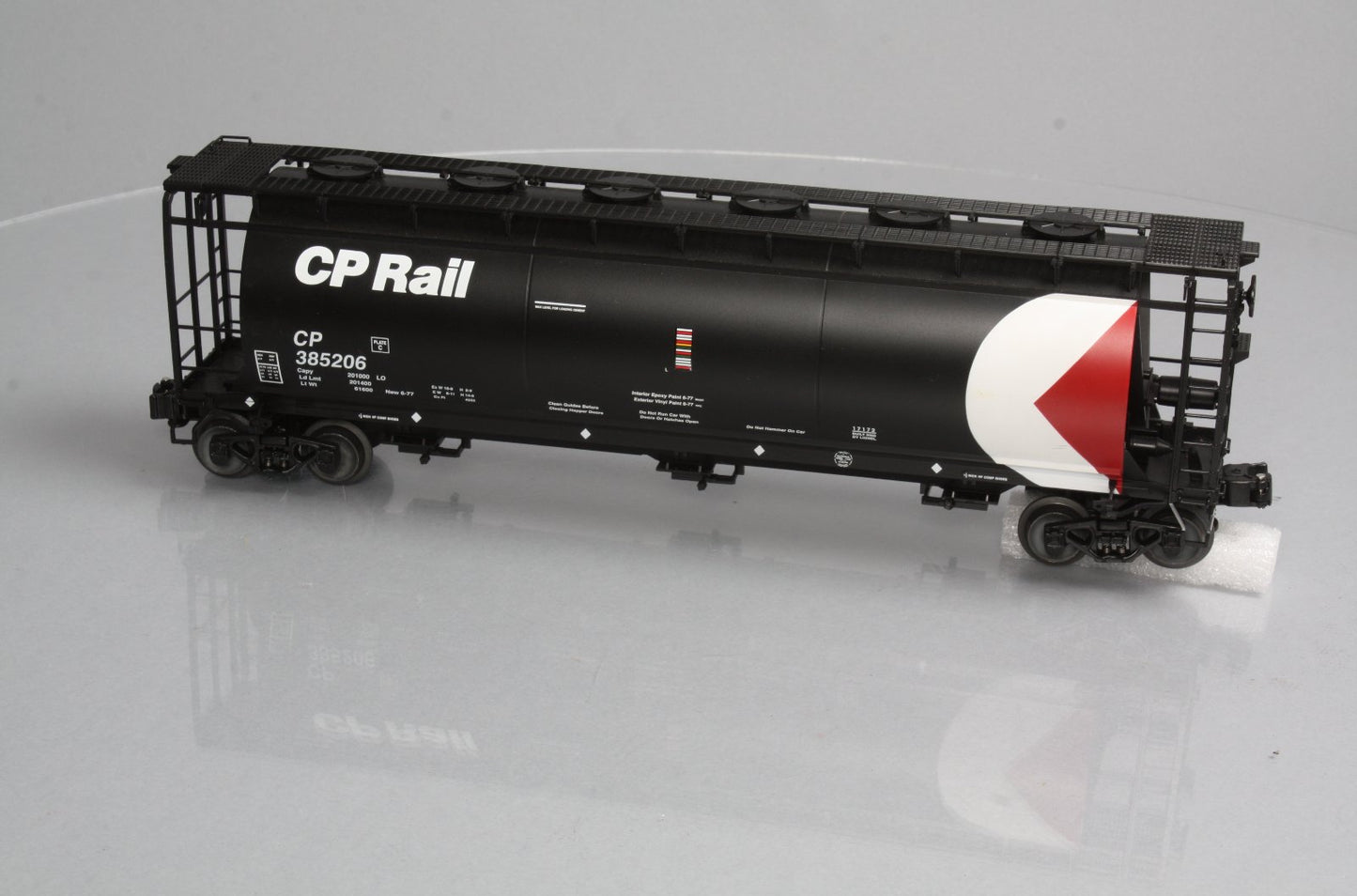 Lionel 6-17172 O Gauge CP Rail Cylindrical Hopper #385206 LN