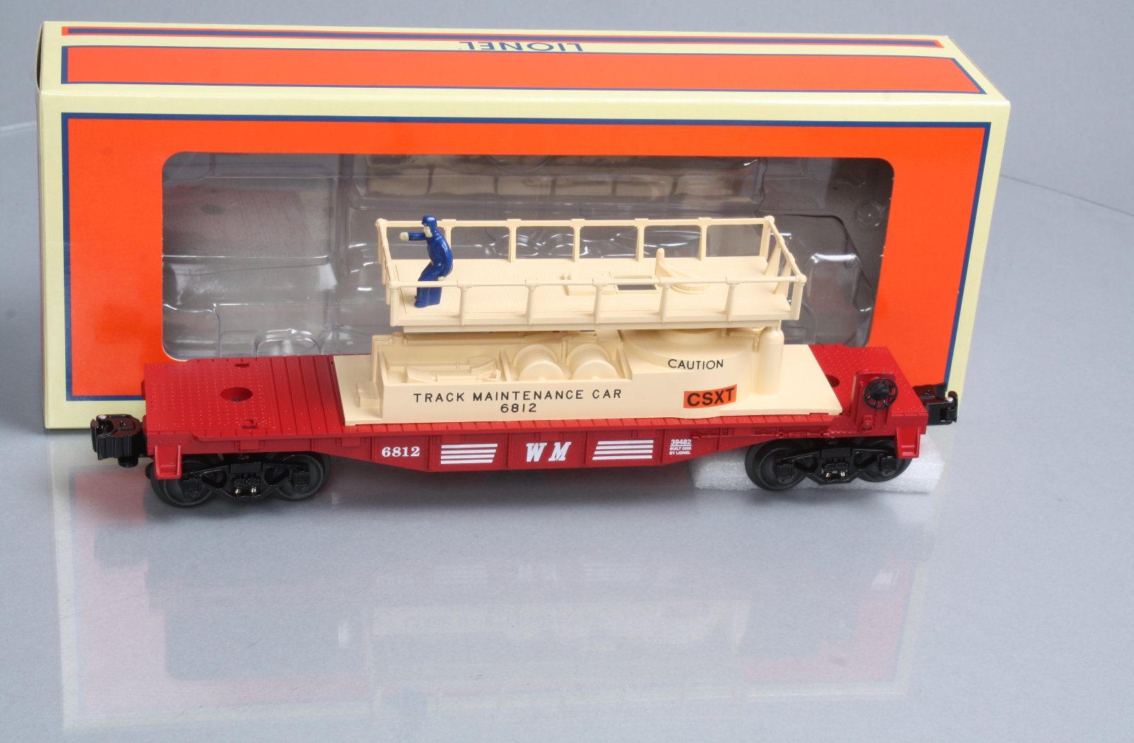 Lionel 6-39482 O Gauge Western Maryland Track Maintenance Car #6812 LN/Box