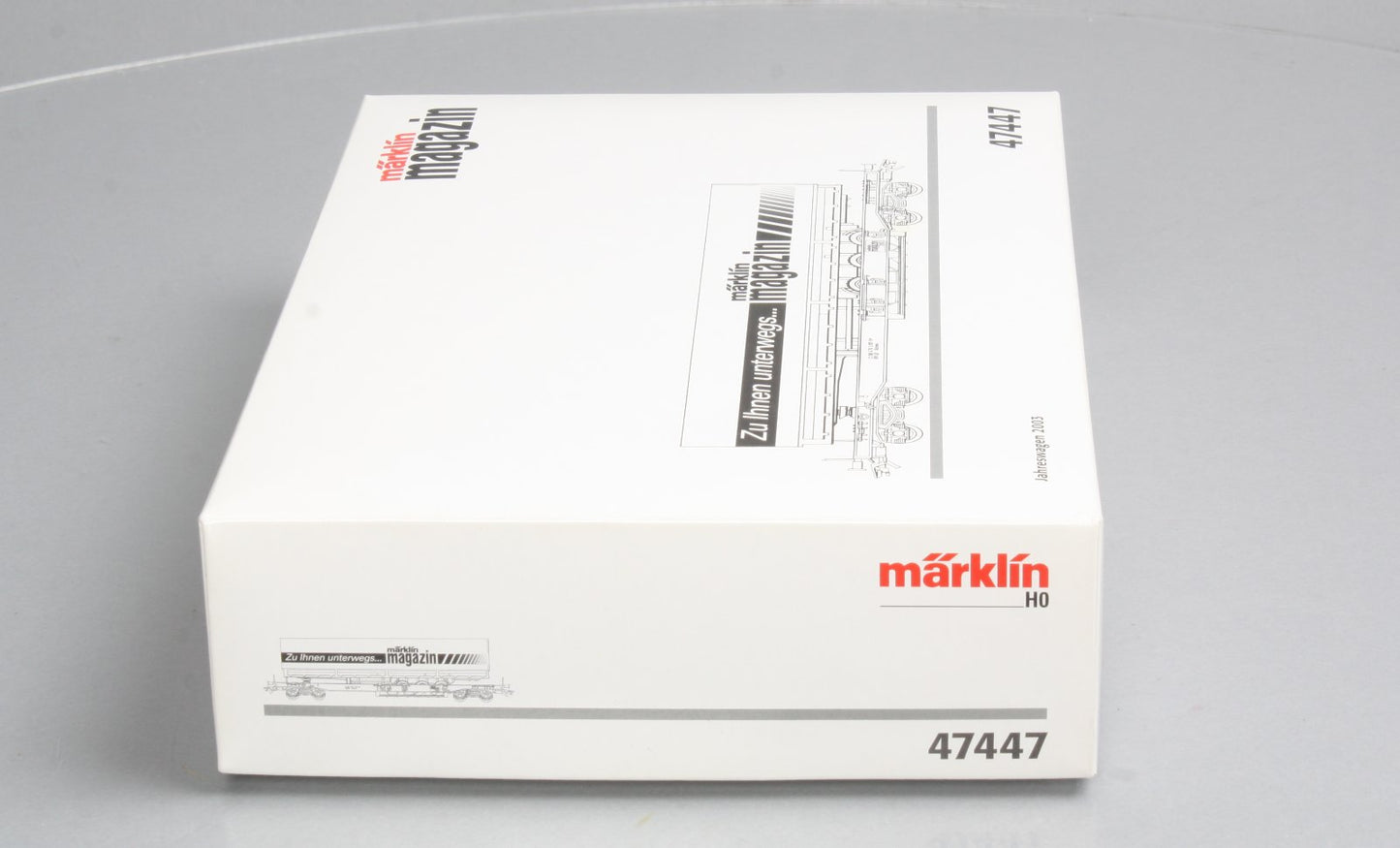 Marklin 47447 Jahreswagen 2003 Flatcar w/Container LN/Box