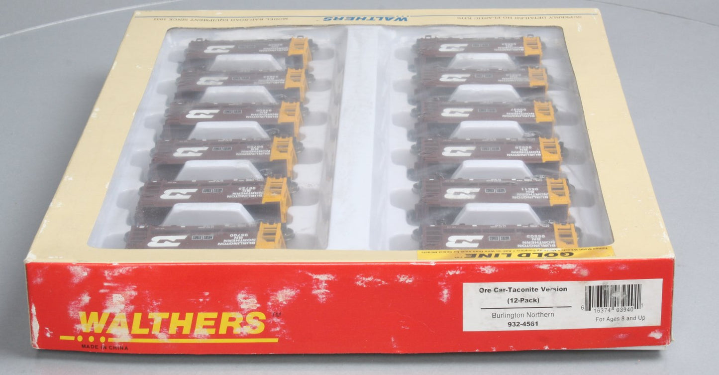 Walthers 932-4561 Burlington Northern Ore Car-Taconite Version 12-Pack LN/Box