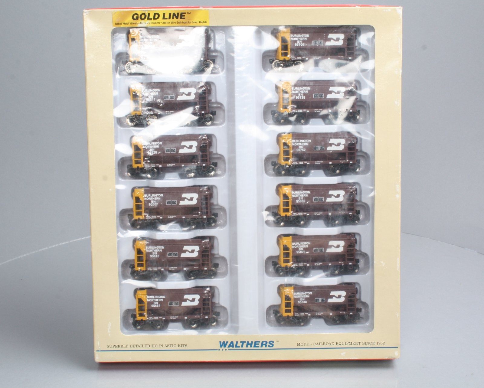 Walthers 932-4561 Burlington Northern Ore Car-Taconite Version 12-Pack LN/Box