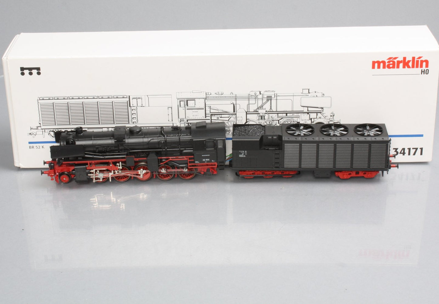 Marklin 34171 HO Scale Steam Locomotive w/ Tender LN/Box