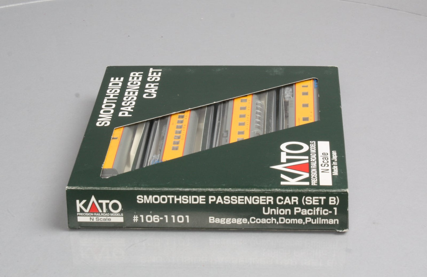 Kato 106-1101 N Scale Union Pacific 4-Car Passenger Set (Set B) LN/Box