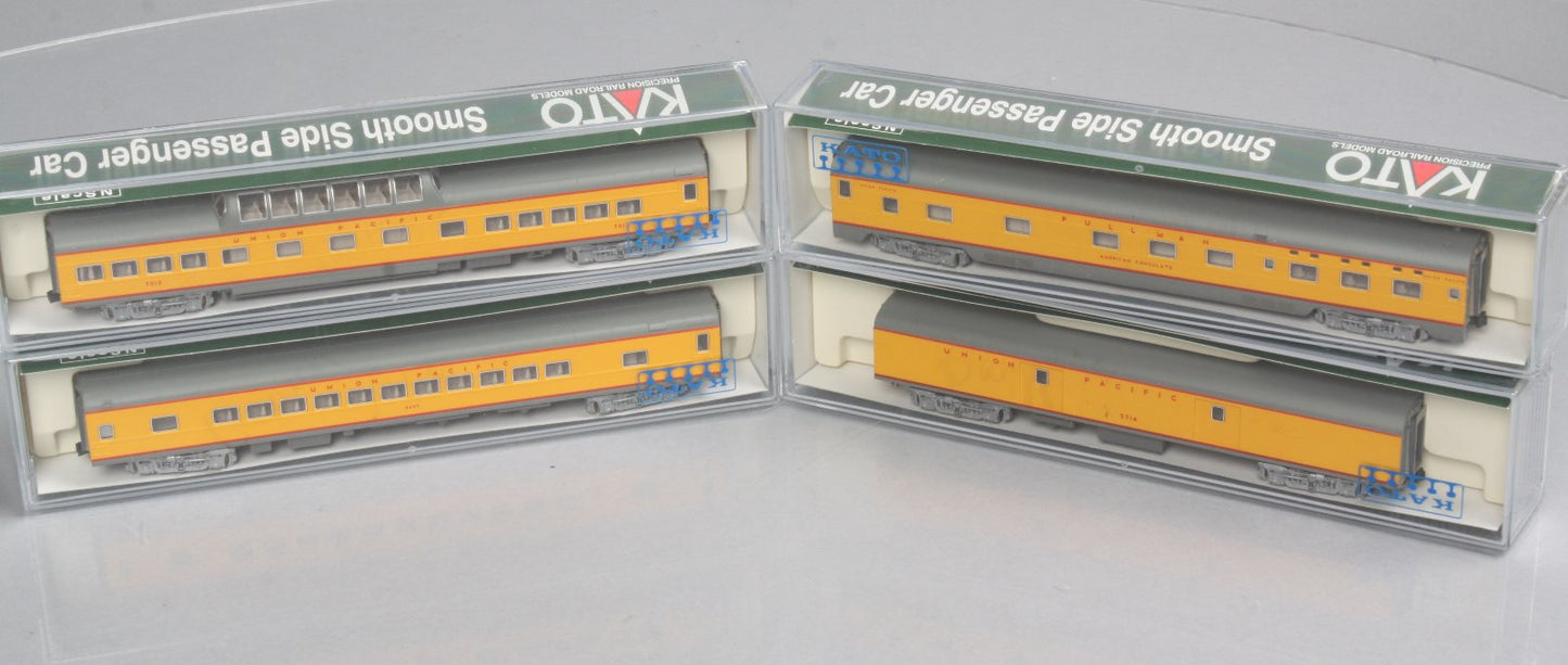 Kato 106-1101 N Scale Union Pacific 4-Car Passenger Set (Set B) LN/Box