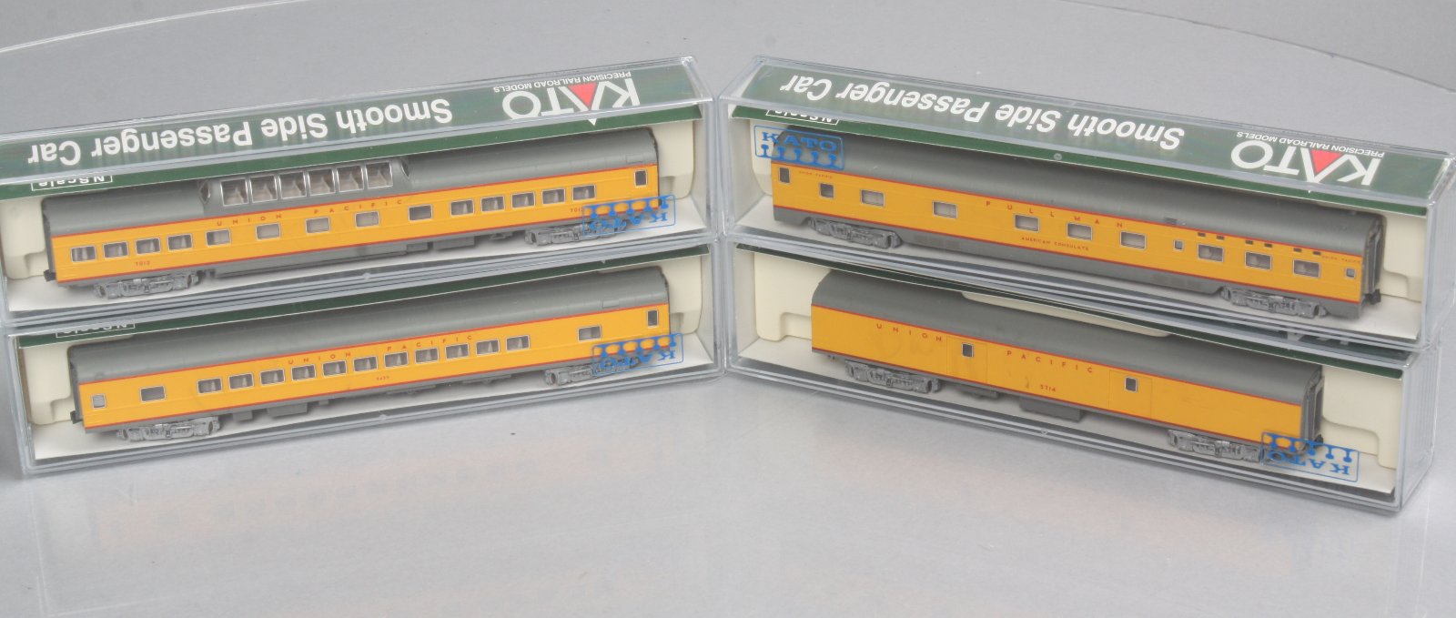 Kato 106-1101 N Scale Union Pacific 4-Car Passenger Set (Set B) LN/Box