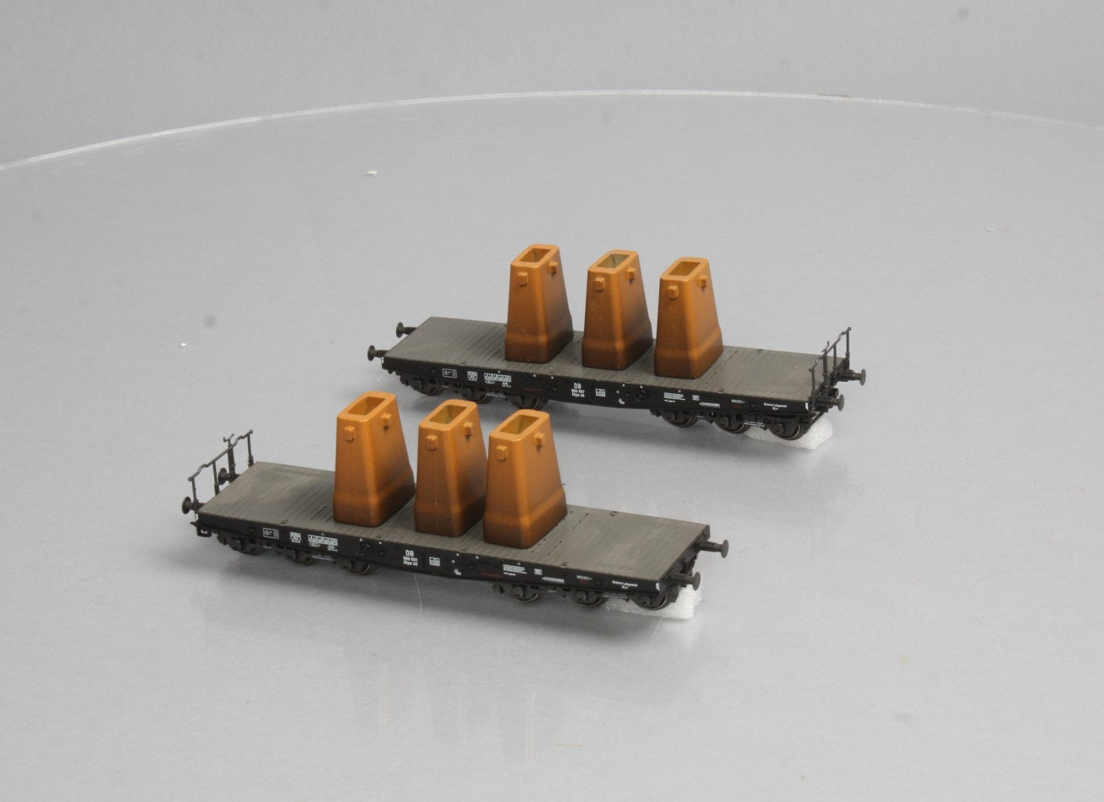 Marklin 48672 HO Scale DB Heavy Duty Flatcar Set LN/Box