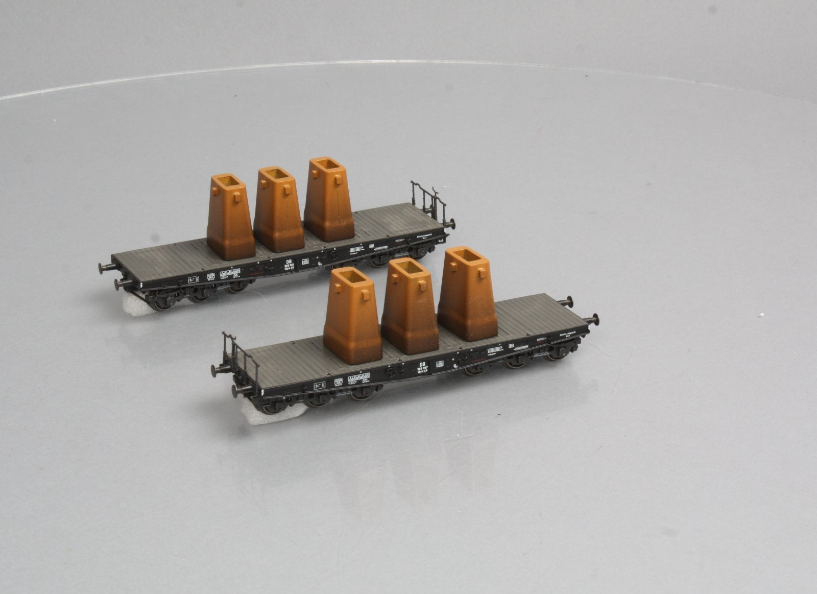 Marklin 48672 HO Scale DB Heavy Duty Flatcar Set LN/Box