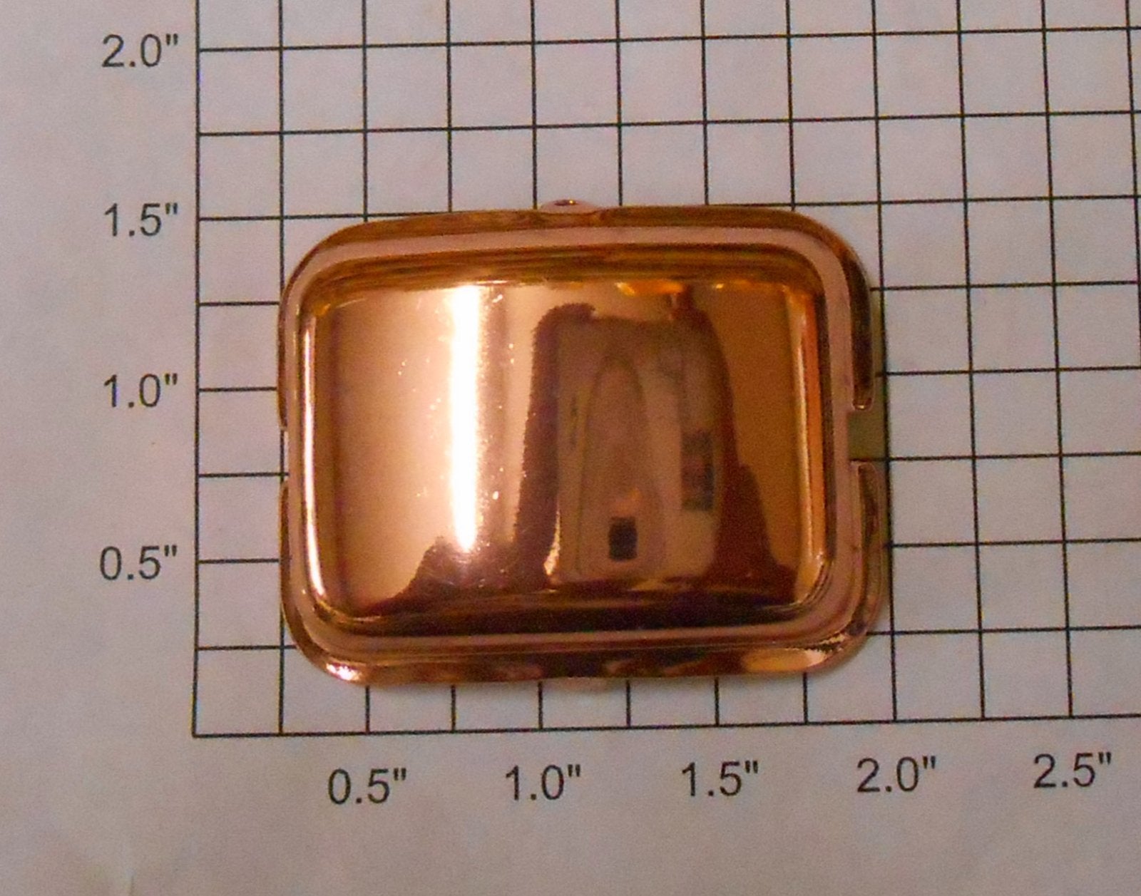 MTH TP-SL00051-A 400E Copper Metal Rectangle Steam Dome