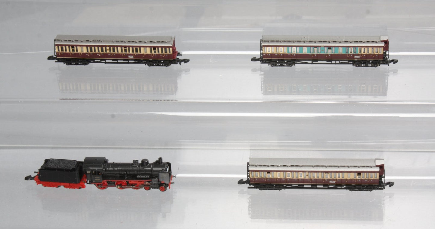 Marklin 81437 Z German State RR DRG Steam Locomotive Passenger Set (Set of 4) LN/Box