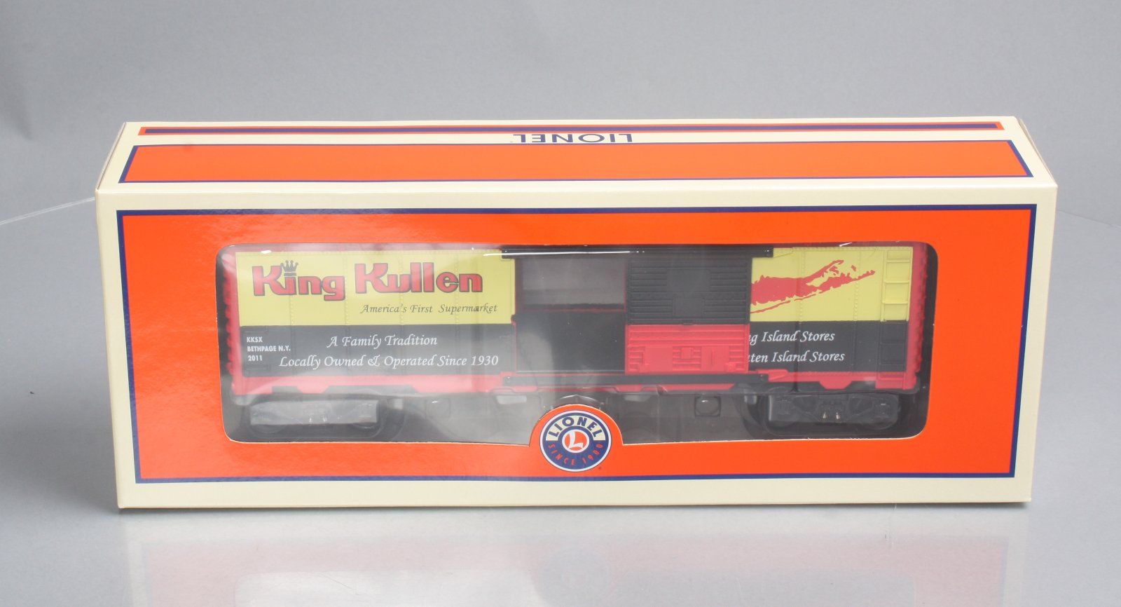 Lionel 6-52577 O Gauge Railroad Museum of Long Island King Kullen Boxcar LN/Box