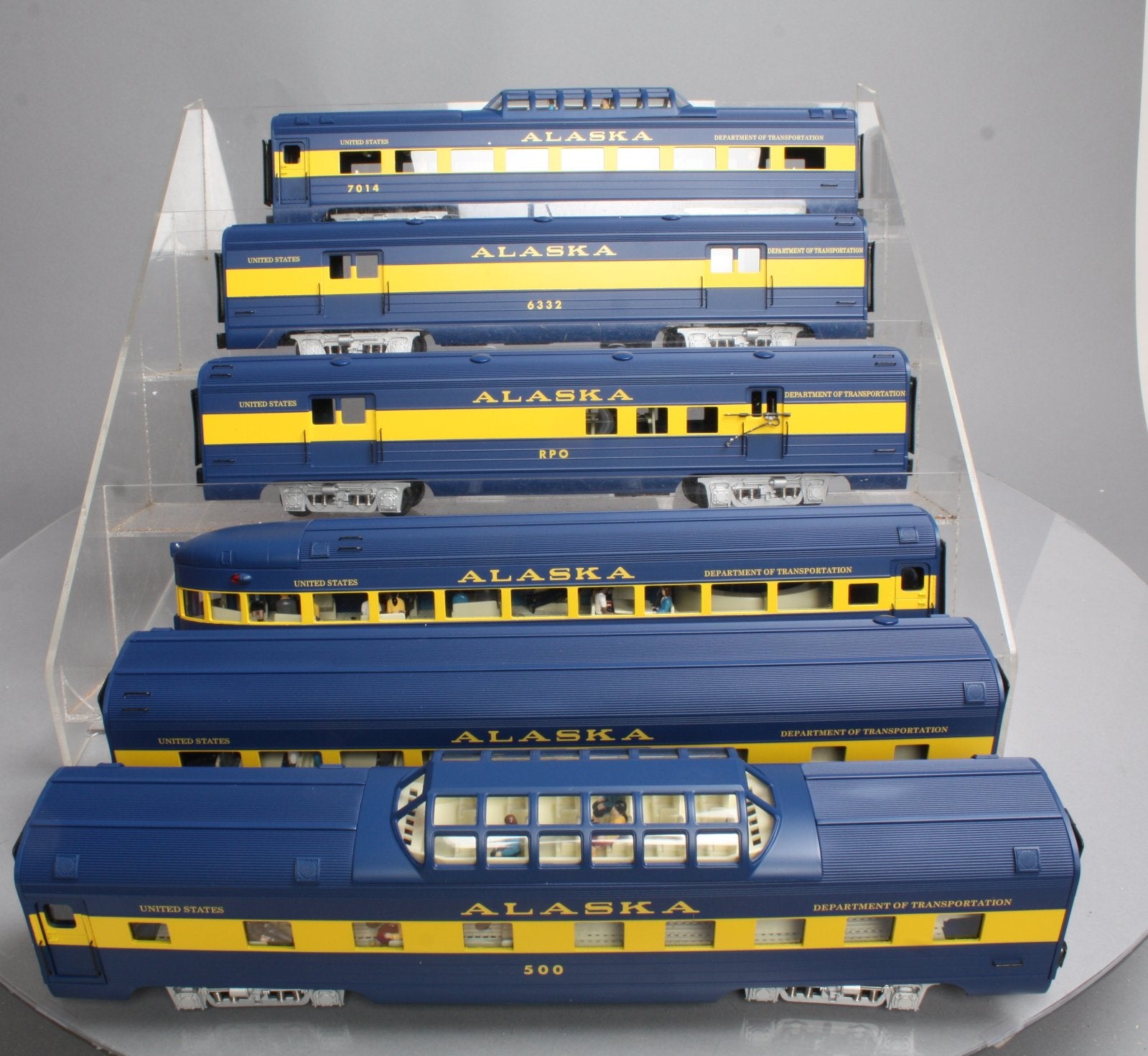 K-Line K4602A Alaska Railroad Aluminum 6-Car 15