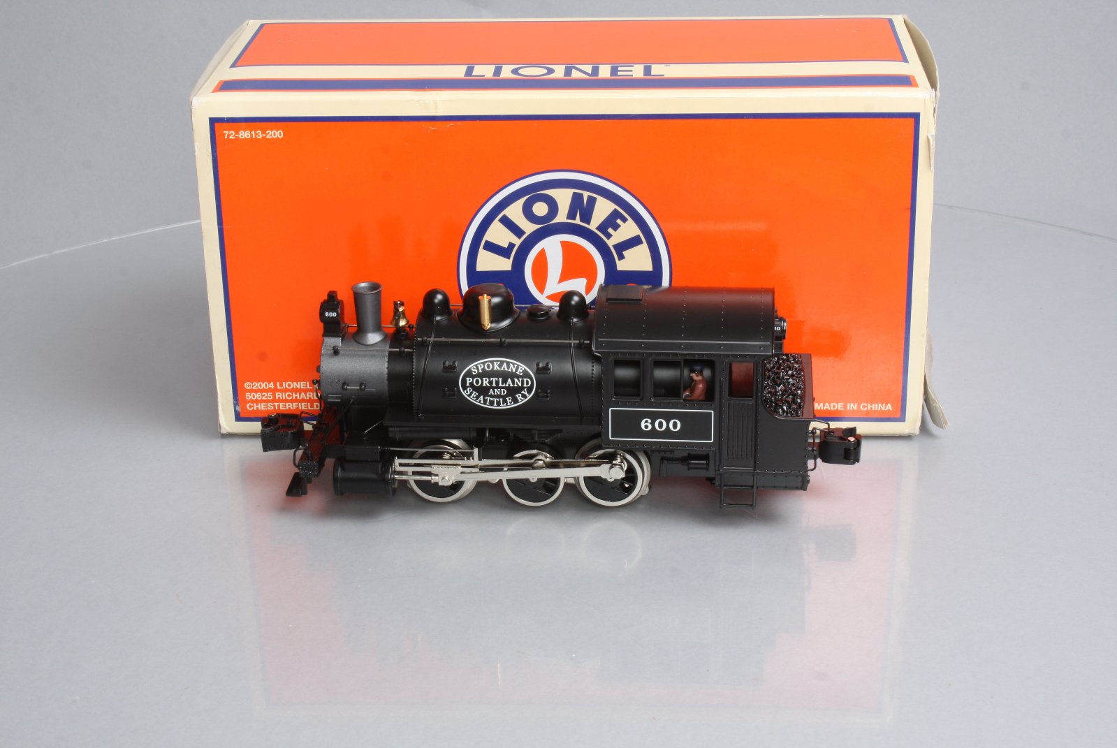 Lionel 6-28687 O Gauge Spokane Portland & Seattle Dockside Switcher #600 EX/Box