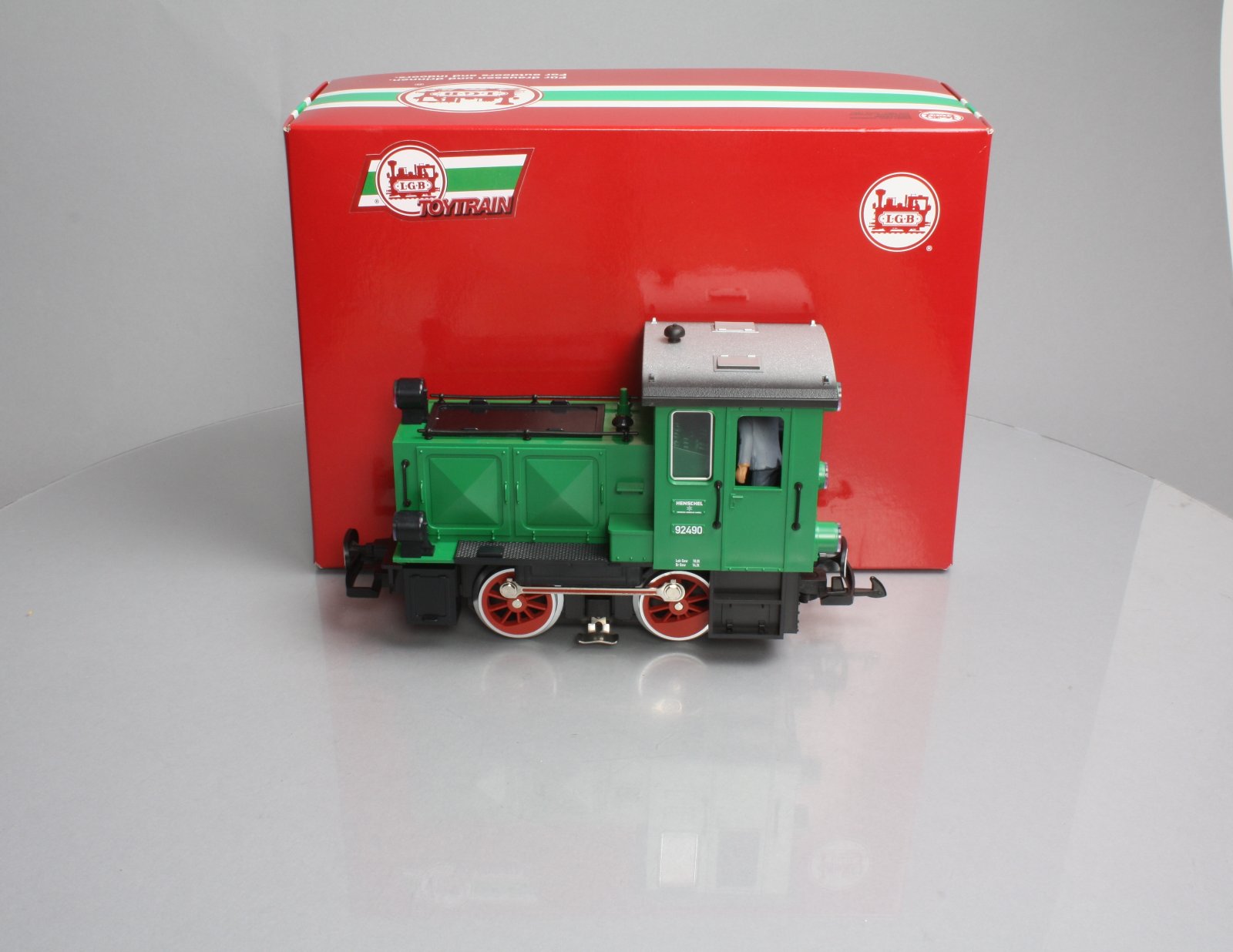 LGB 92490 G Scale Green 0-4-0 Steam Locomotive LN/Box