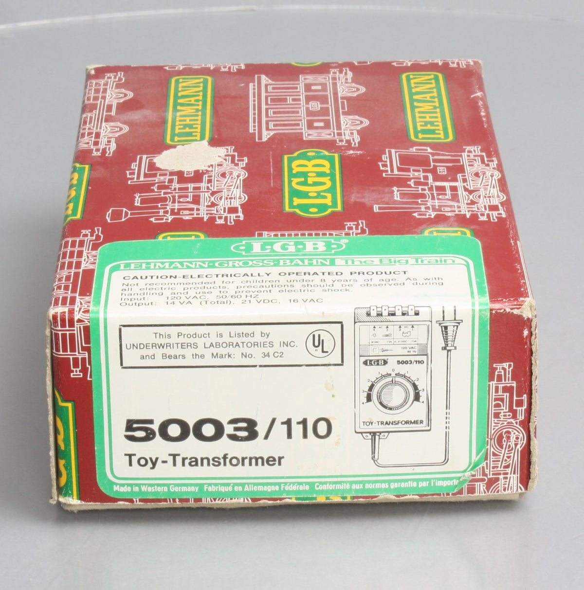 LGB 5003/110 G Scale 110 Volt Transformer