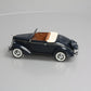 Danbury Mint 1:24 Scale Black W/Brown Interior '36 Ford Deluxe Cabriolet Diecast