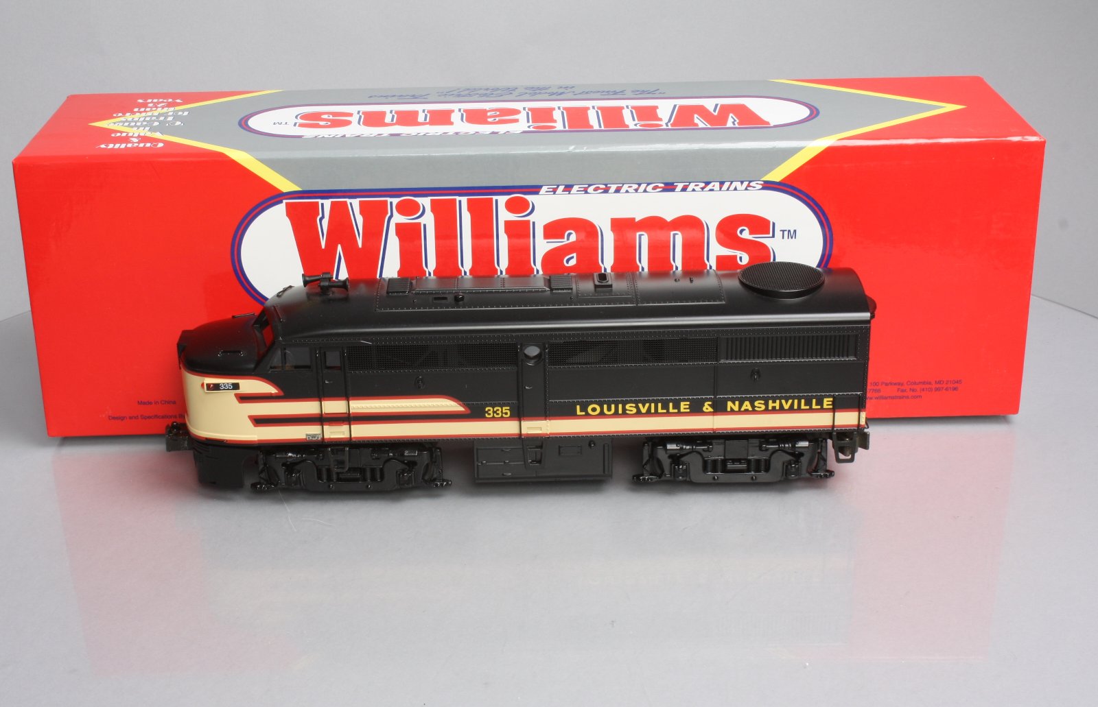 Williams FA-3003 Louisville & Nashville FA-1 Non-Powered Locomotive #335 LN/Box