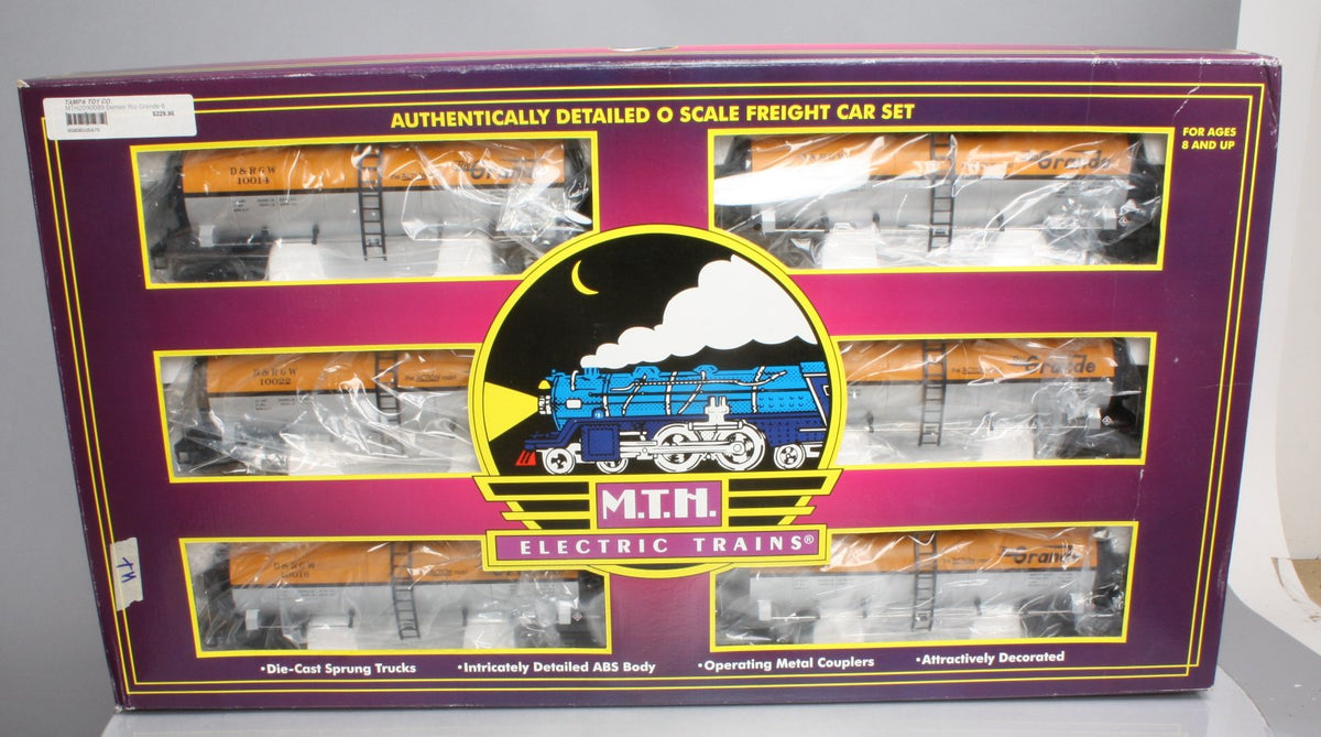 MTH 20-90089 O Denver & Rio Grande Tank Cars(Set of 6) LN/Box