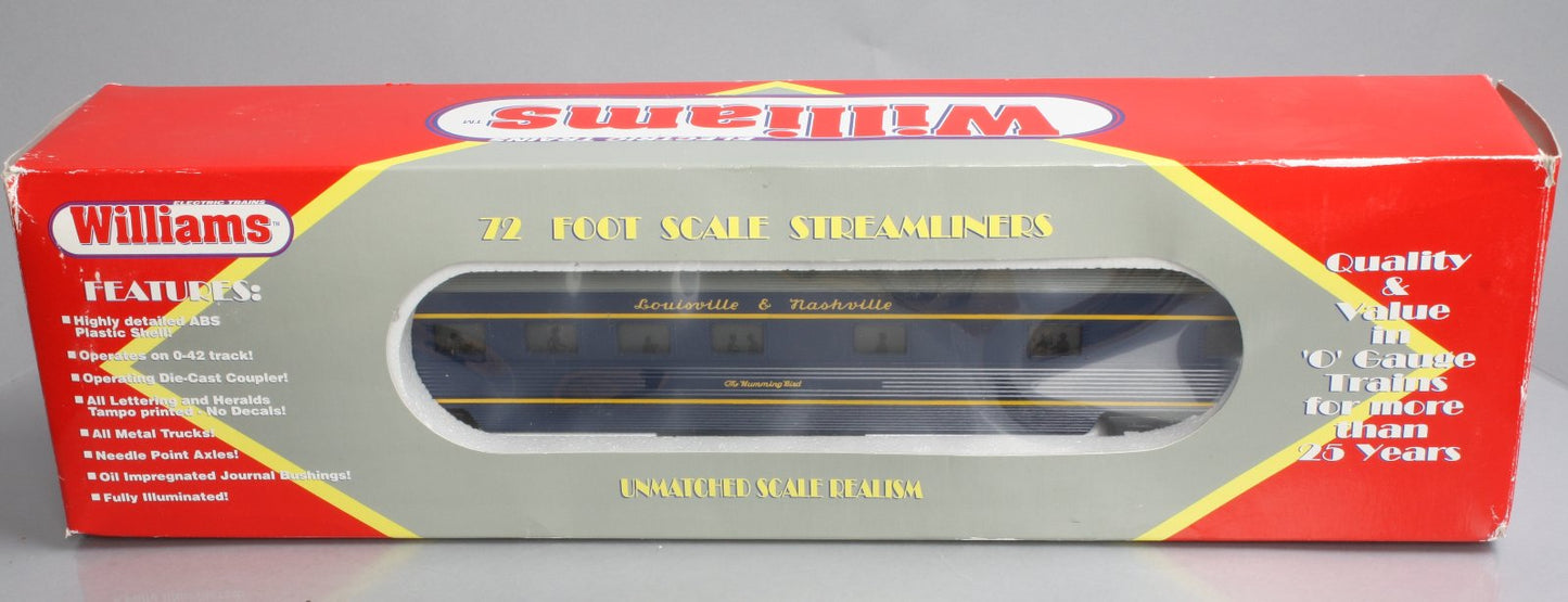Williams O Gauge Louisville & Nashville The Humming Bird Coach Car EX/Box