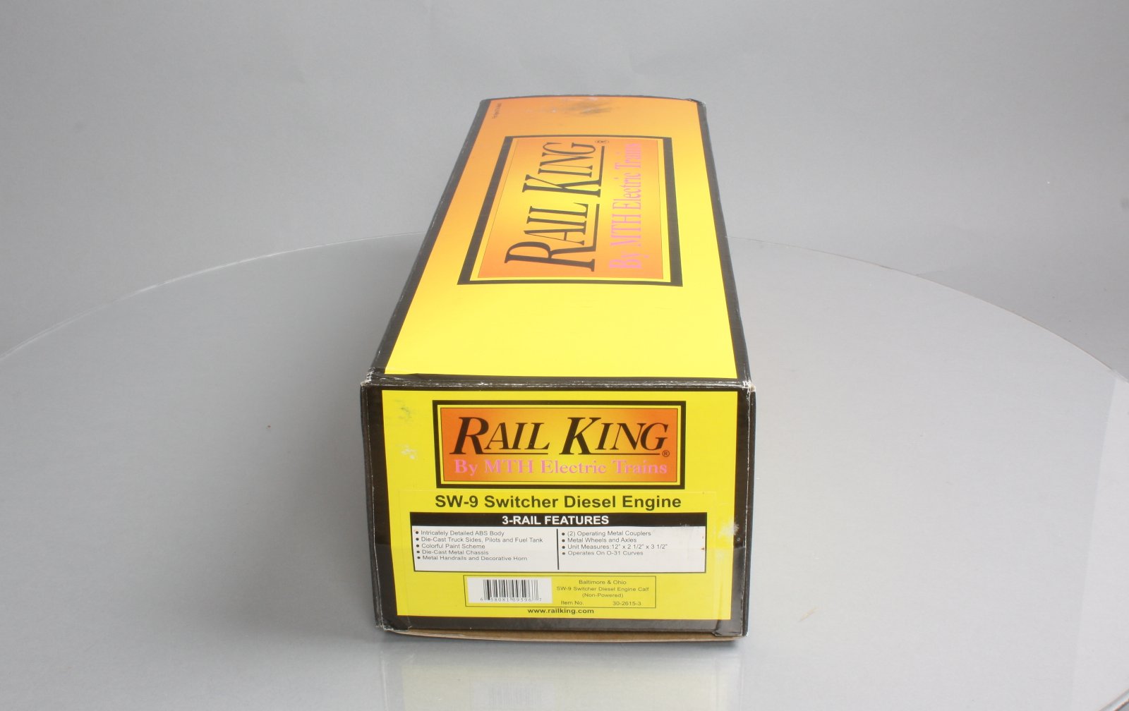 MTH 30-2615-3 Baltimore & Ohio SW-9 Non-Powered Diesel Calf Switcher EX/Box