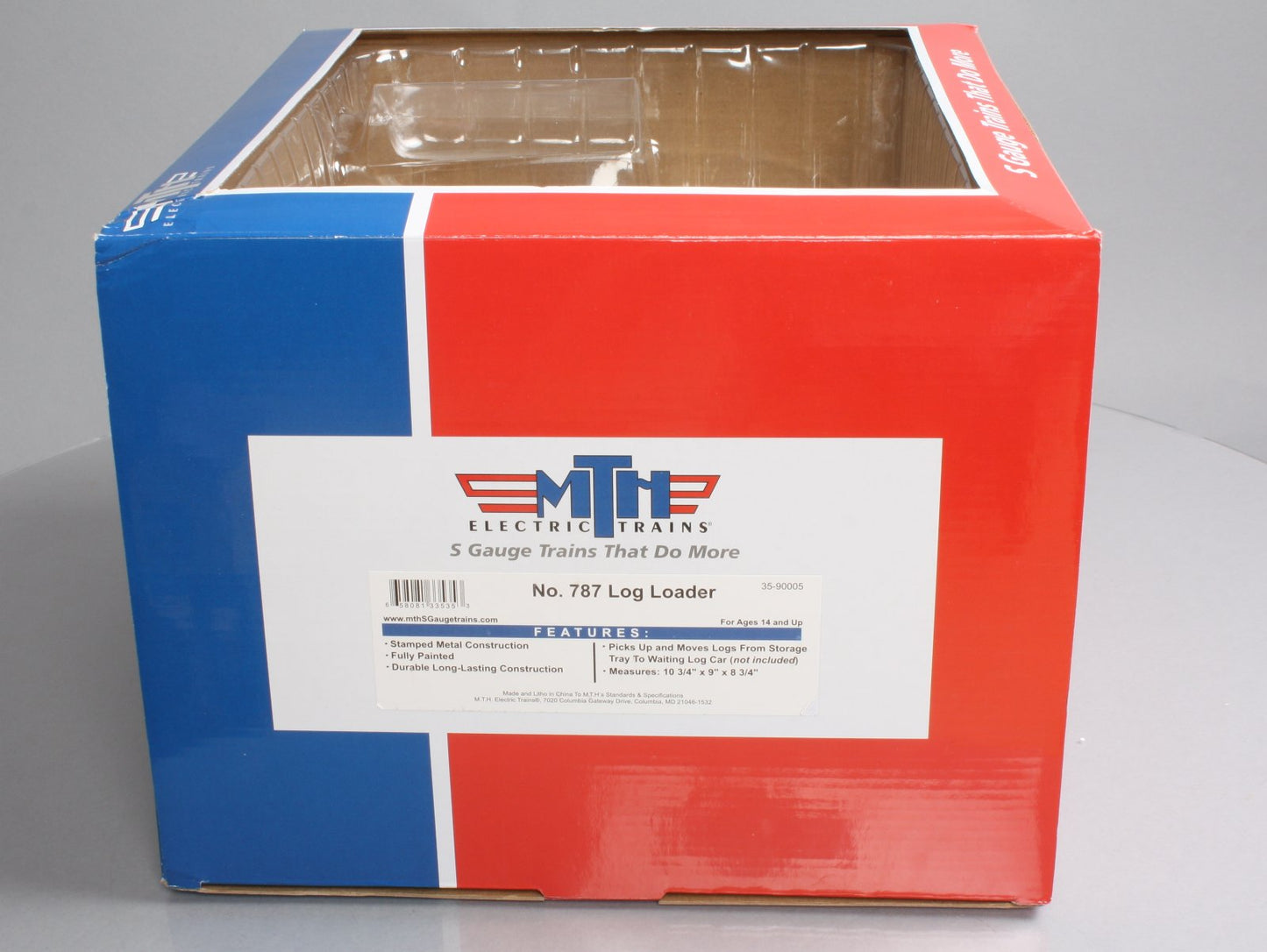 MTH 35-90005 S Gauge  #787 Operating Log Loader