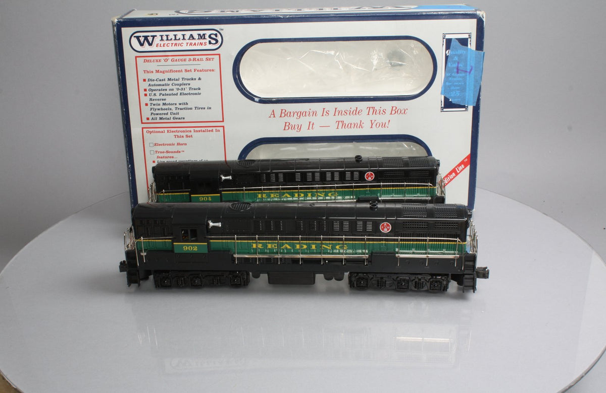 Williams FM203H O Gauge Reading FM Trainmaster Diesel Set #903 & #904 LN/Box