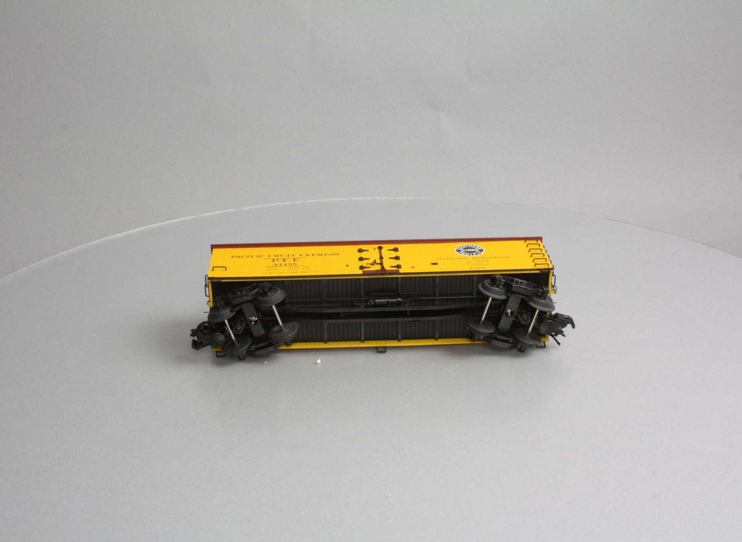 Atlas 6708-1 "O-Gauge" PFE Woodside Refrigerator Car #34485 (3-Rail) LN/Box
