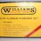 Williams 2610 Canadian Pacific Striped 5-Car Aluminum Passenger Set LN/Box