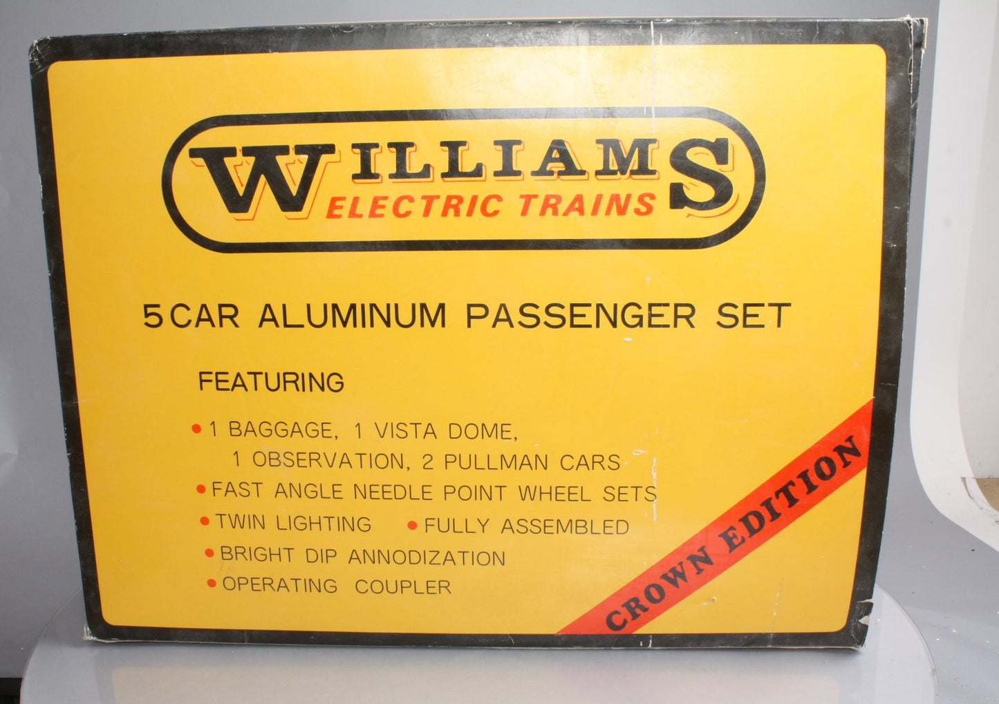 Williams 2610 Canadian Pacific Striped 5-Car Aluminum Passenger Set LN/Box