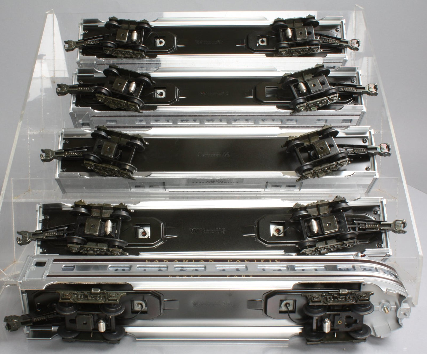 Williams 2610 Canadian Pacific Striped 5-Car Aluminum Passenger Set LN/Box