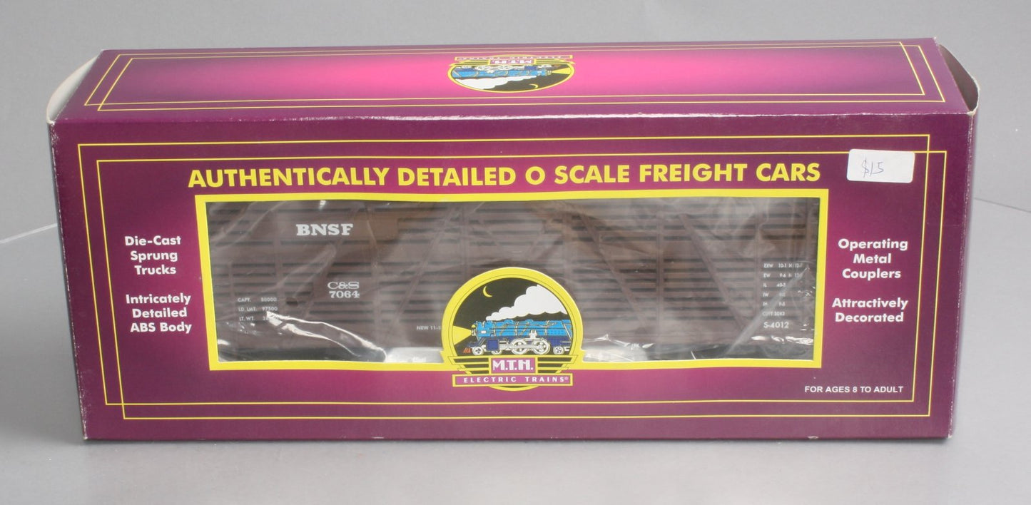 MTH 20-90021C O Gauge C&S Steel Sided Stock Car #7064 LN/Box