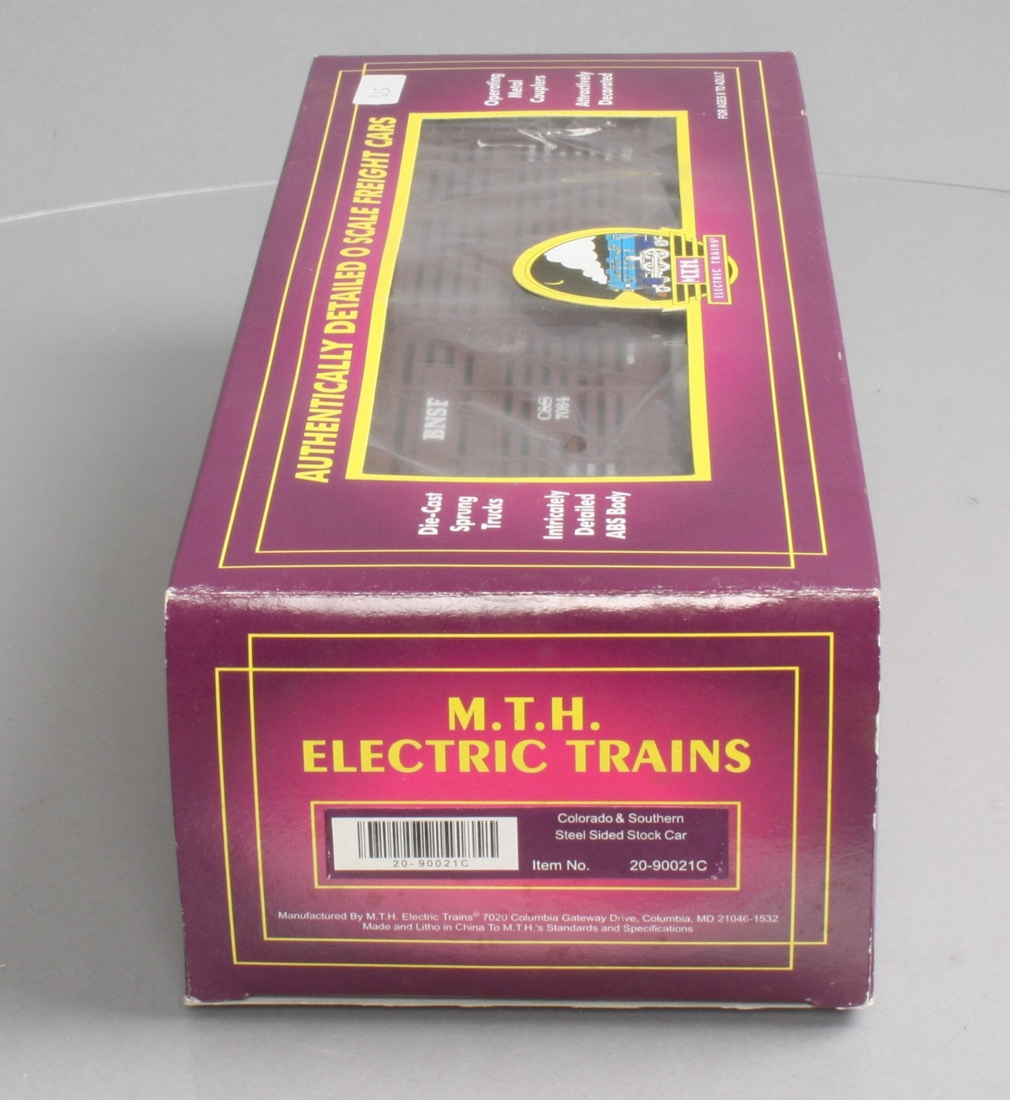 MTH 20-90021C O Gauge C&S Steel Sided Stock Car #7064 LN/Box
