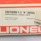 Lionel 6-8567 O Gauge Southern F3 A Non-Powered Diesel Locomotive EX/Box