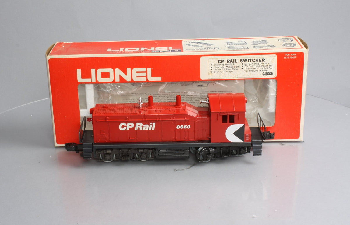 Lionel 6-8660 O Gauge CP Rail NW-2 Powered Diesel Switcher LN/Box