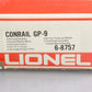 Lionel 6-8757 O Gauge Conrail GP-9 Diesel Locomotive NIB