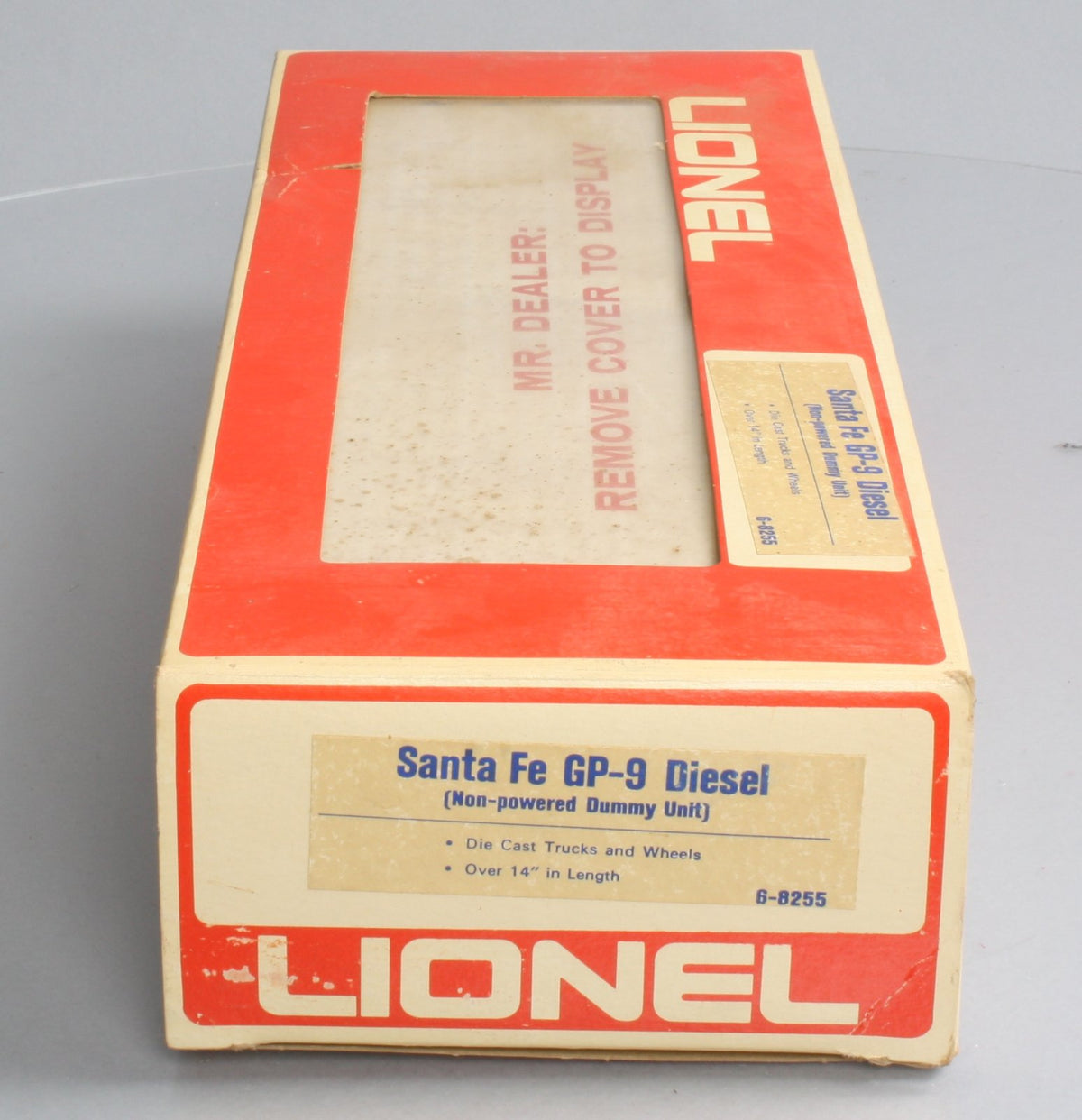 Lionel 6-8255 O Gauge Santa Fe GP-9 Dummy Diesel Locomotive NIB