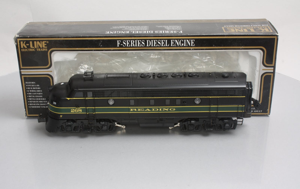 K-Line K2581-0268 O Reading F7 A Diesel Locomotive #268 NIB