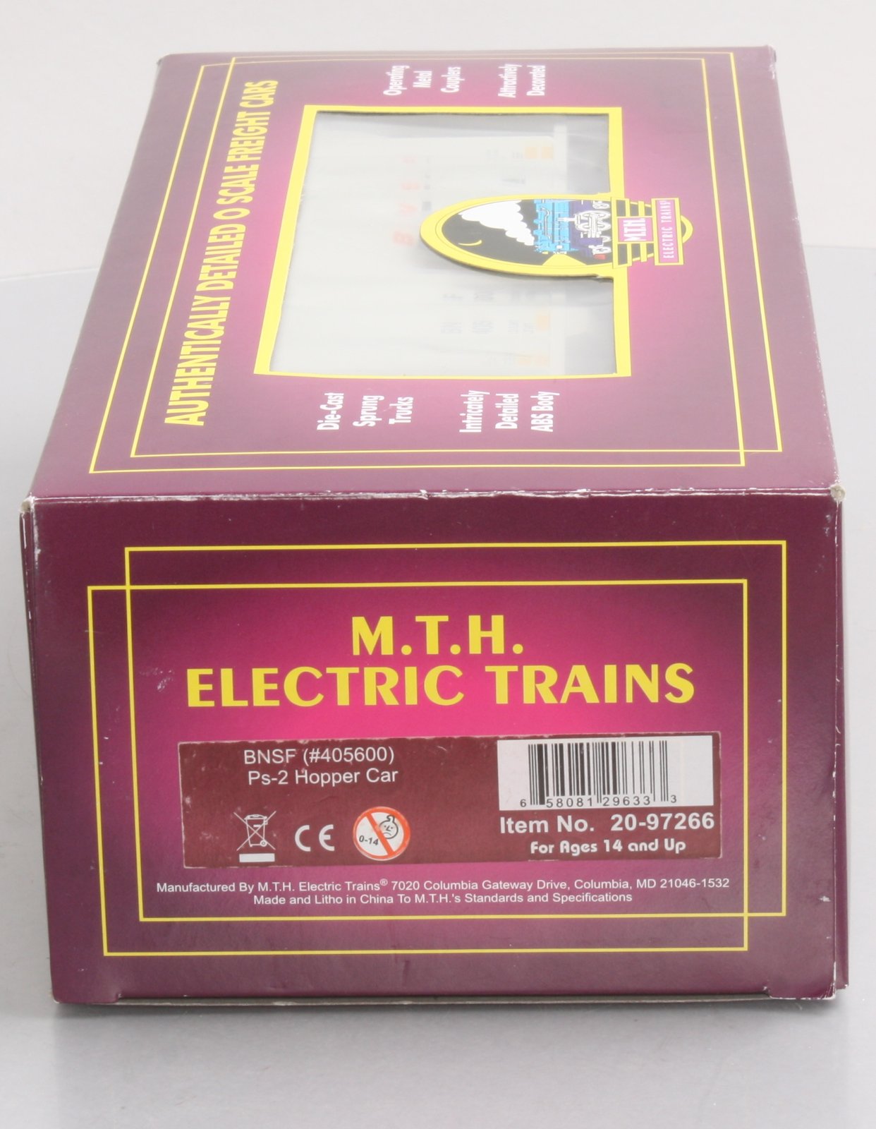 MTH 20-97266 BNSF Ps-2 Hopper Car #405600 LN/Box