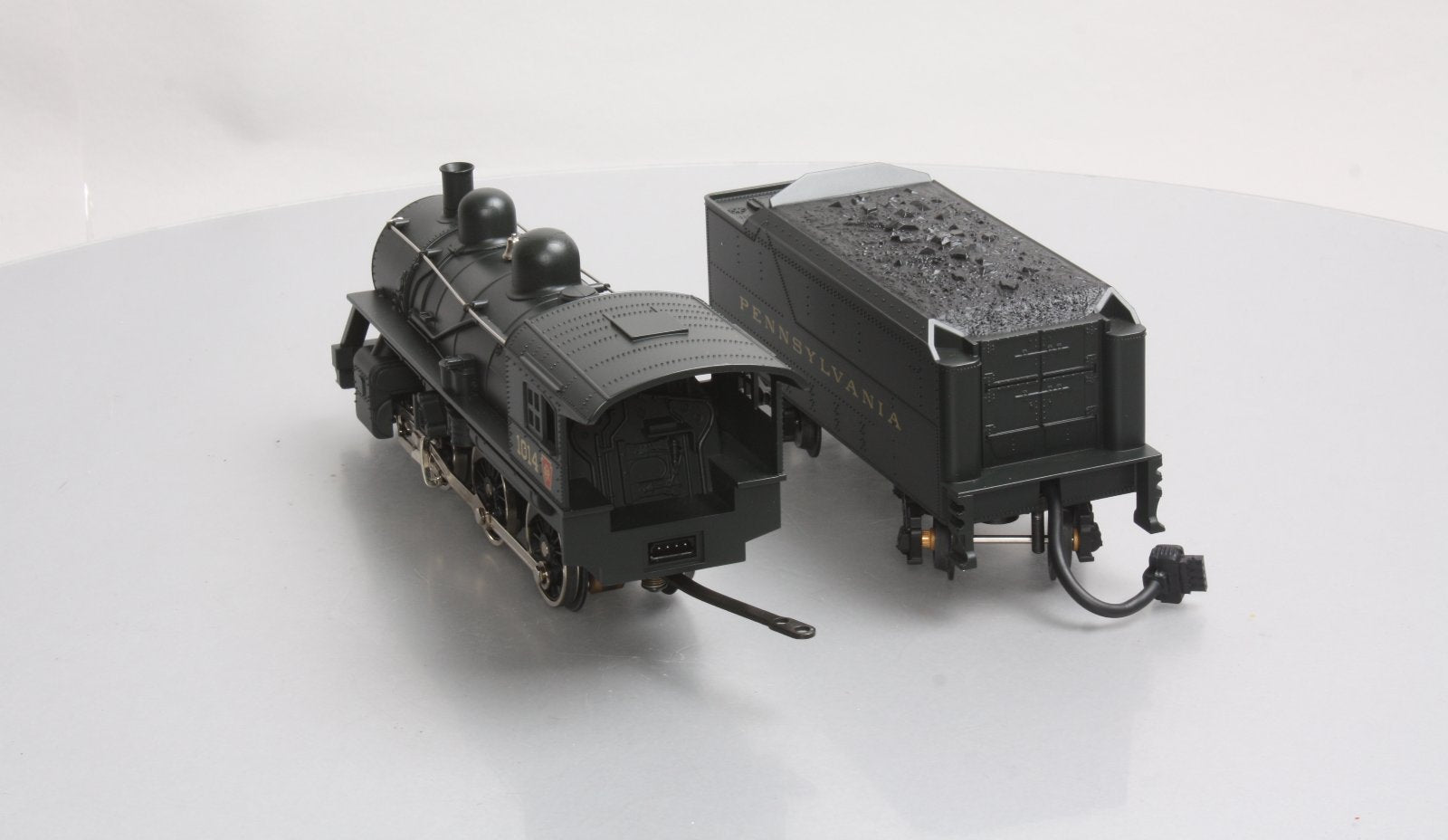MTH 30-1148-1 Pennsylvania 2-6-0 Steam Engine And Tender w/PS1 #1014 LN/Box