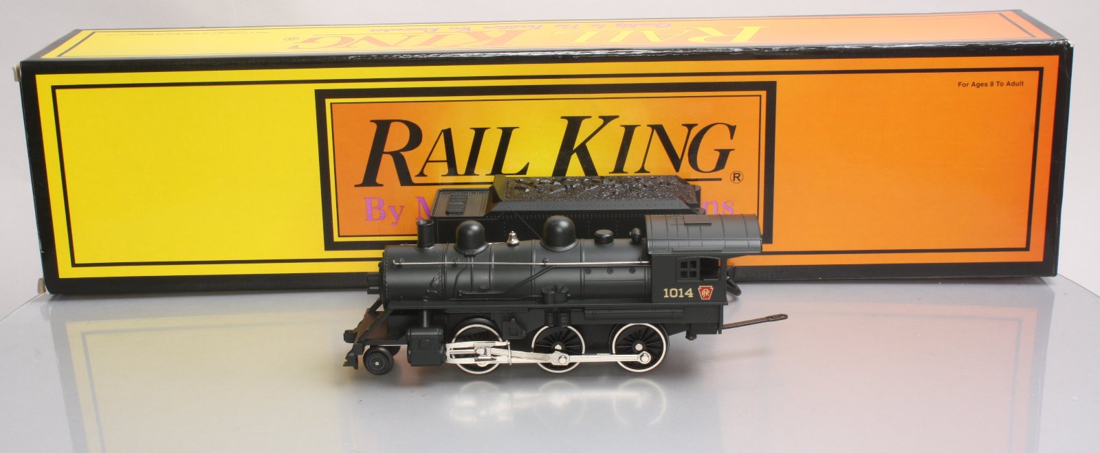 MTH 30-1148-1 Pennsylvania 2-6-0 Steam Engine And Tender w/PS1 #1014 LN/Box