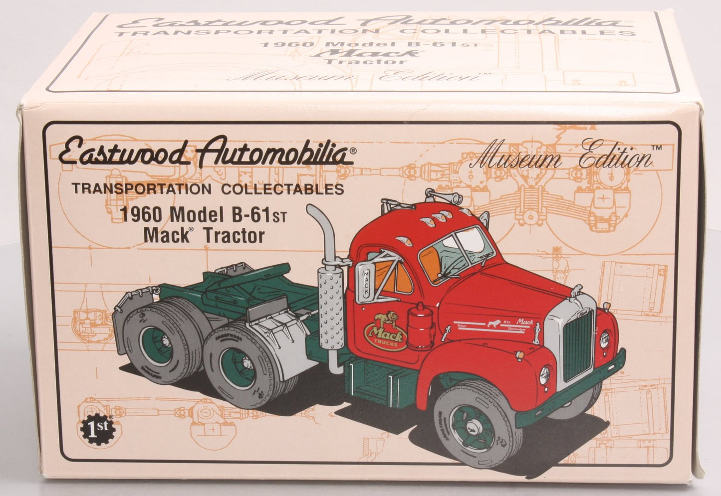 First Gear 40-0001 1:25 1960 Mack Model B-61 Museum Edition Tractor LN/Box