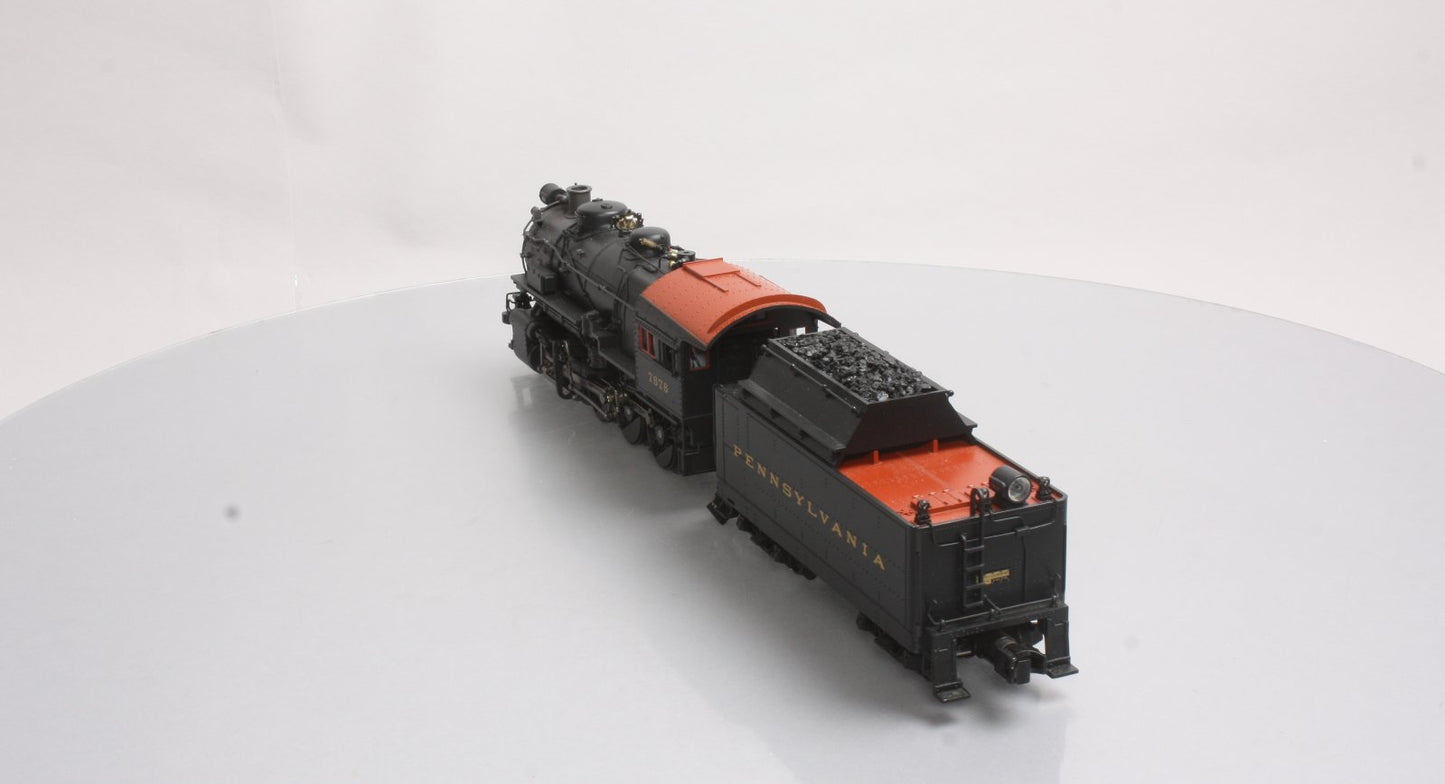 MTH 20-3055-1 O PRR 2-8-0 H10s Consolidation Steam Loco & Tender w/PS2 LN/Box
