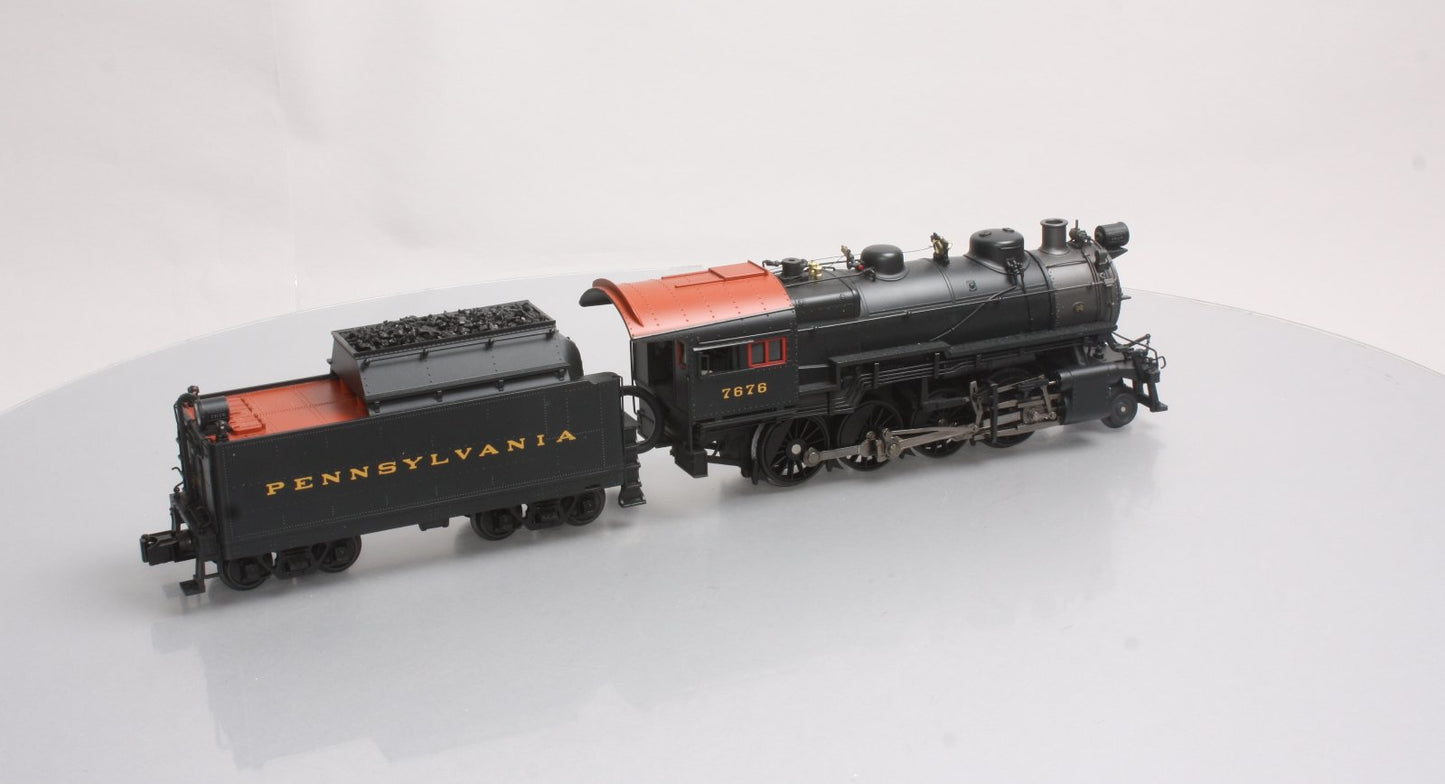 MTH 20-3055-1 O PRR 2-8-0 H10s Consolidation Steam Loco & Tender w/PS2 EX/Box