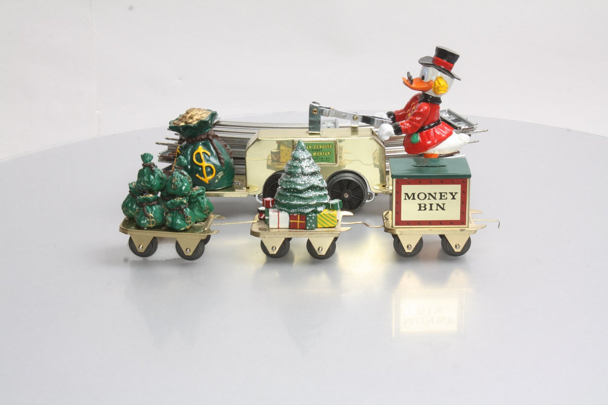 Pride Lines 1985 O Scale Uncle Scrooge Gold Mobile Hand Car LN/Box