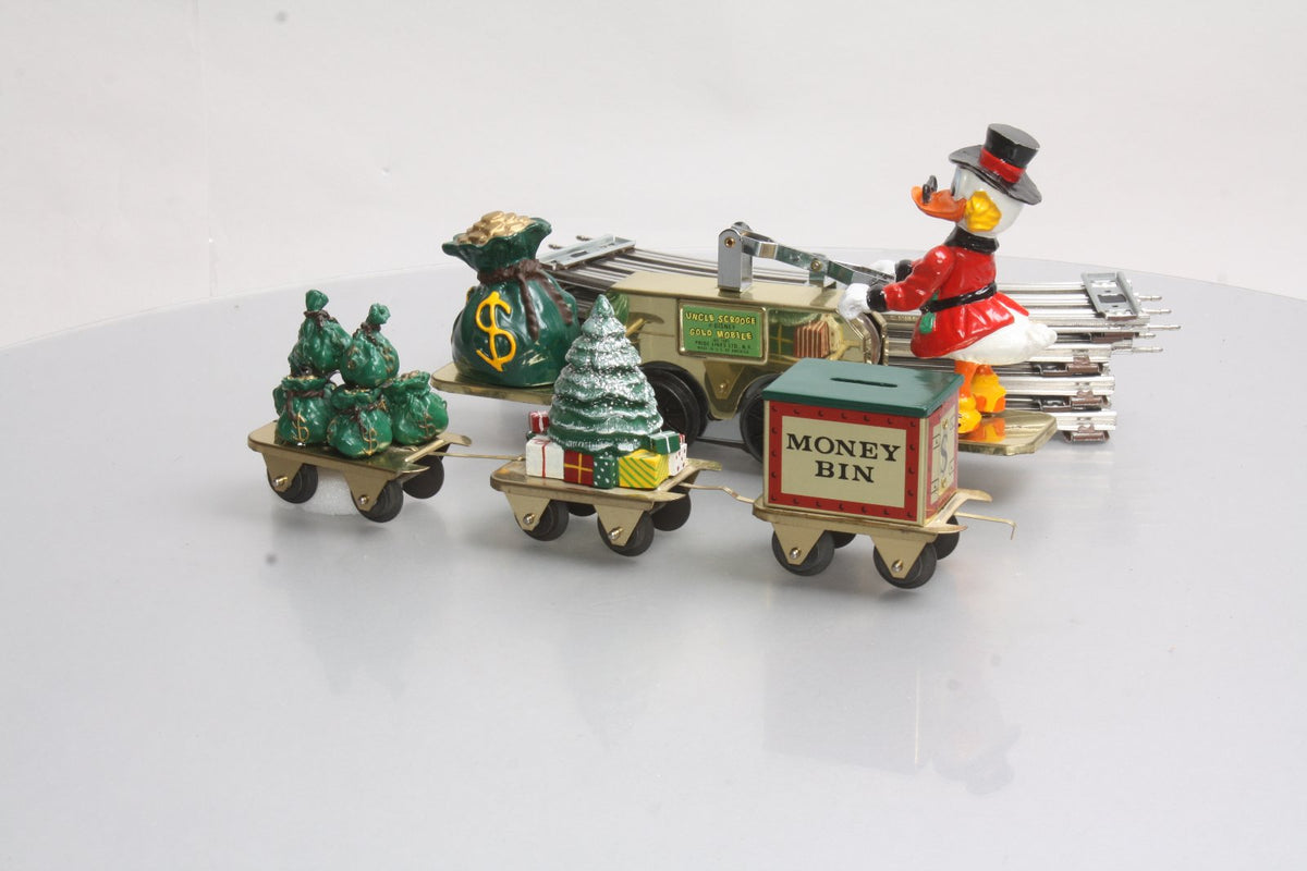 Pride Lines 1985 O Scale Uncle Scrooge Gold Mobile Hand Car LN/Box