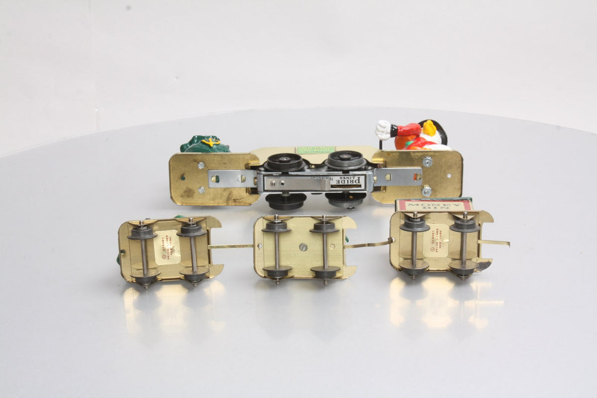 Pride Lines 1985 O Scale Uncle Scrooge Gold Mobile Hand Car LN/Box
