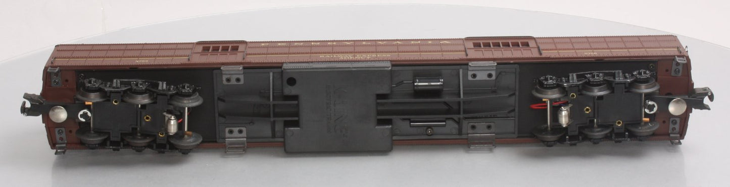 K-Line K-5753 O Gauge Pennsylvania "REA" 18" Heavyweight Baggage Car #5753 LN/Box