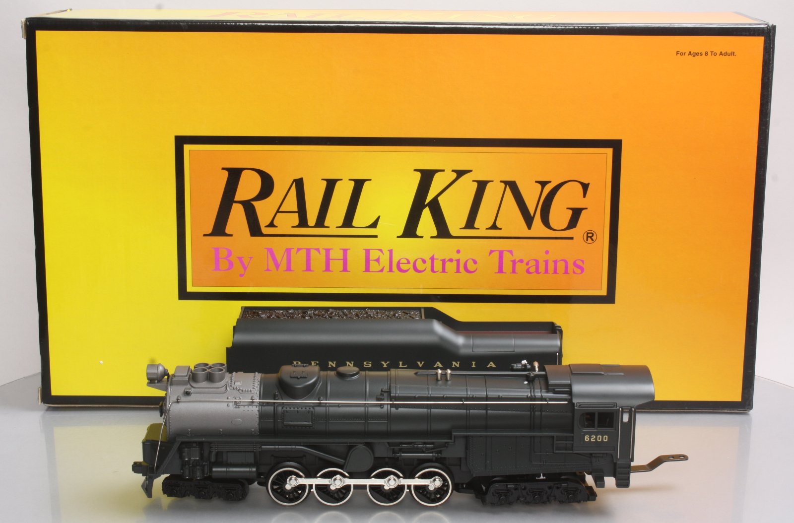 MTH 30-1149-1 O Gauge PRR 6-8-6 S2 Turbine Steam Locomotive & Tender w/PS1 LN/Box