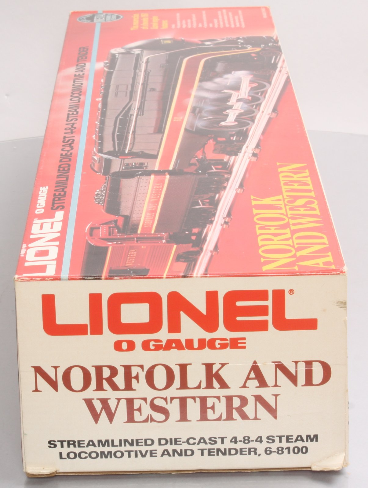 Lionel 6-8100 O Gauge Norfolk & Western 4-8-4 Steam Locomotive & Tender #611 EX/Box