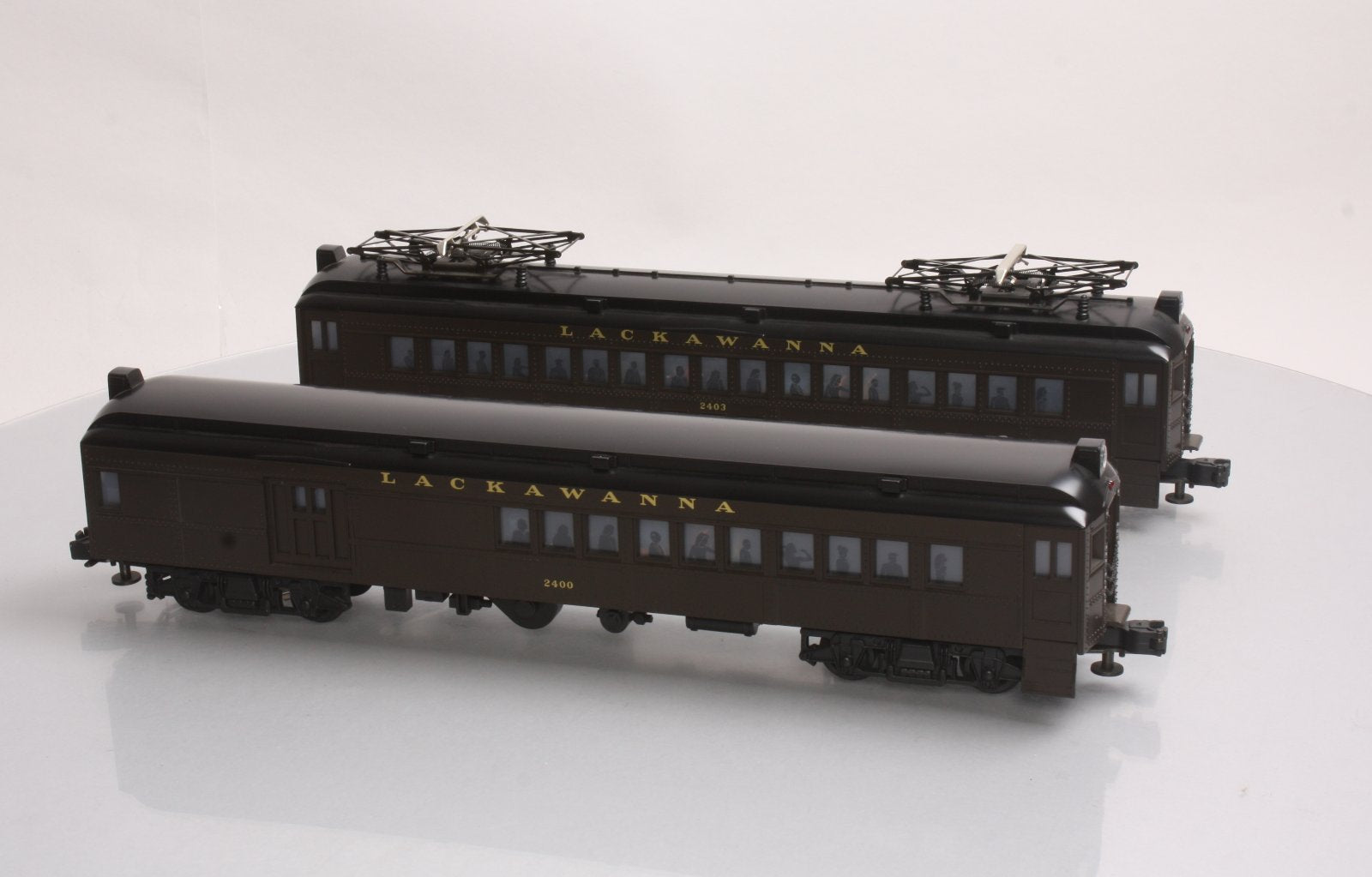 Lionel 6-18305 O Gauge Lackawanna Non-Powered Multiple-Unit Commuter Car Set LN/Box