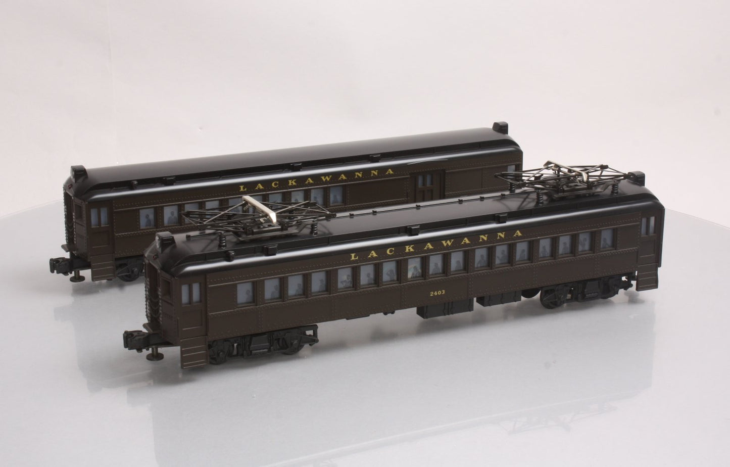Lionel 6-18305 O Gauge Lackawanna Non-Powered Multiple-Unit Commuter Car Set LN/Box